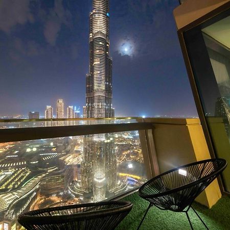 First Class 3Br With Full Burj Khalifa And Fountain View Dubai Exterior foto