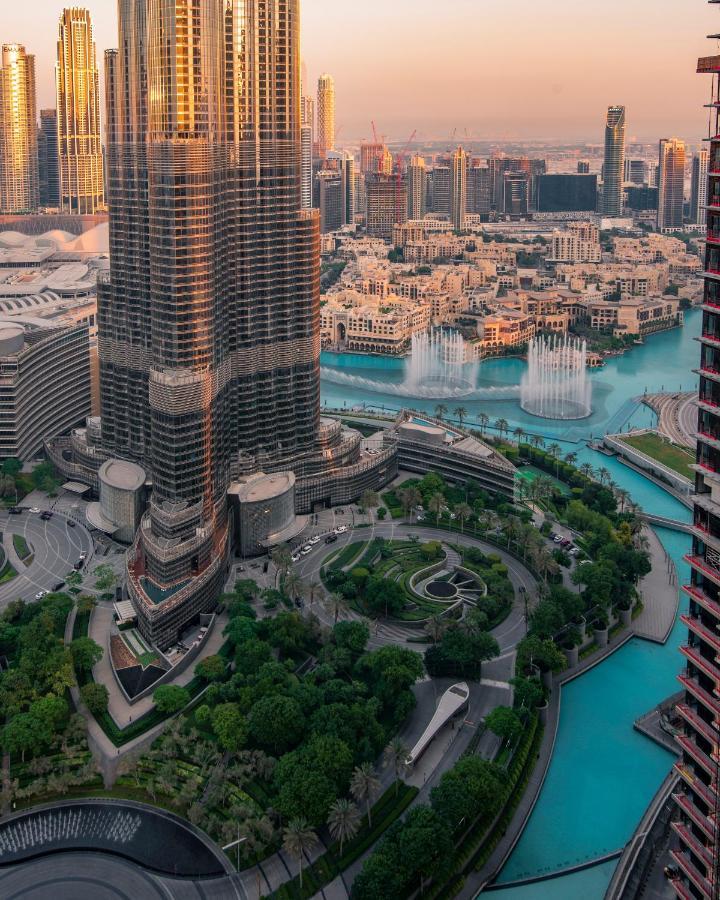 First Class 3Br With Full Burj Khalifa And Fountain View Dubai Exterior foto