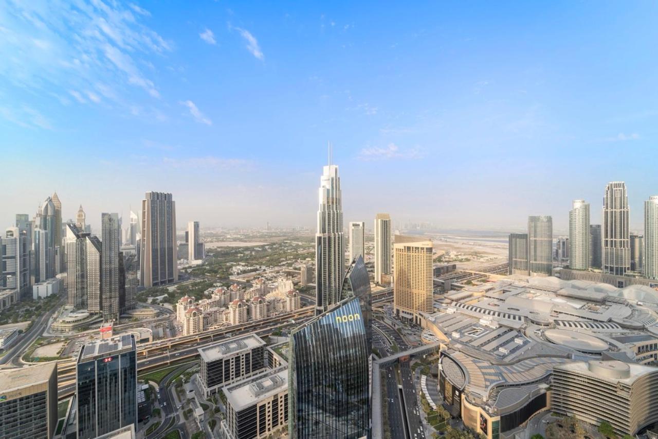 First Class 3Br With Full Burj Khalifa And Fountain View Dubai Exterior foto