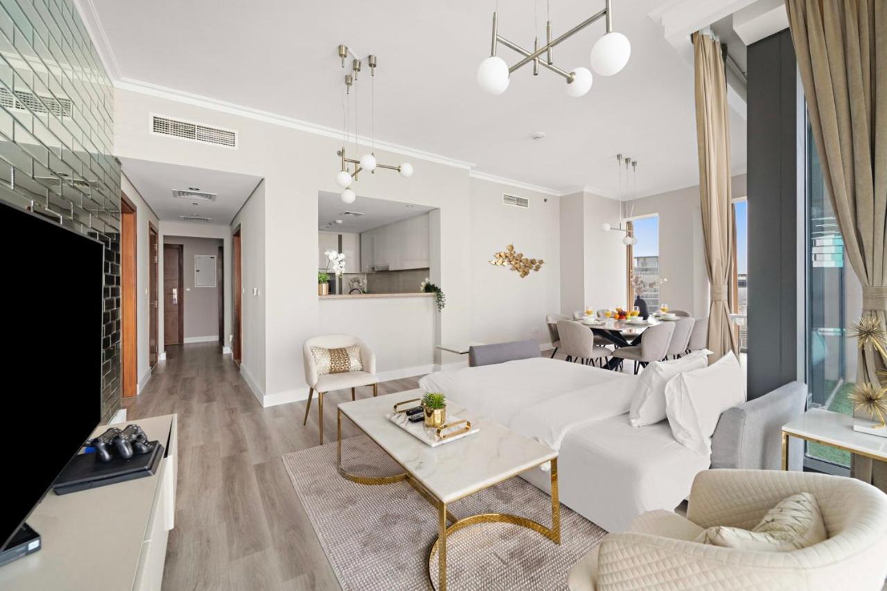 First Class 3Br With Full Burj Khalifa And Fountain View Dubai Exterior foto