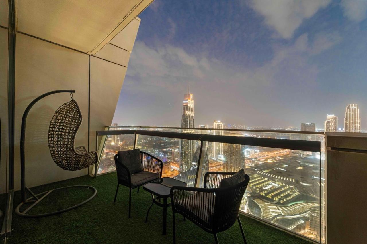 First Class 3Br With Full Burj Khalifa And Fountain View Dubai Exterior foto