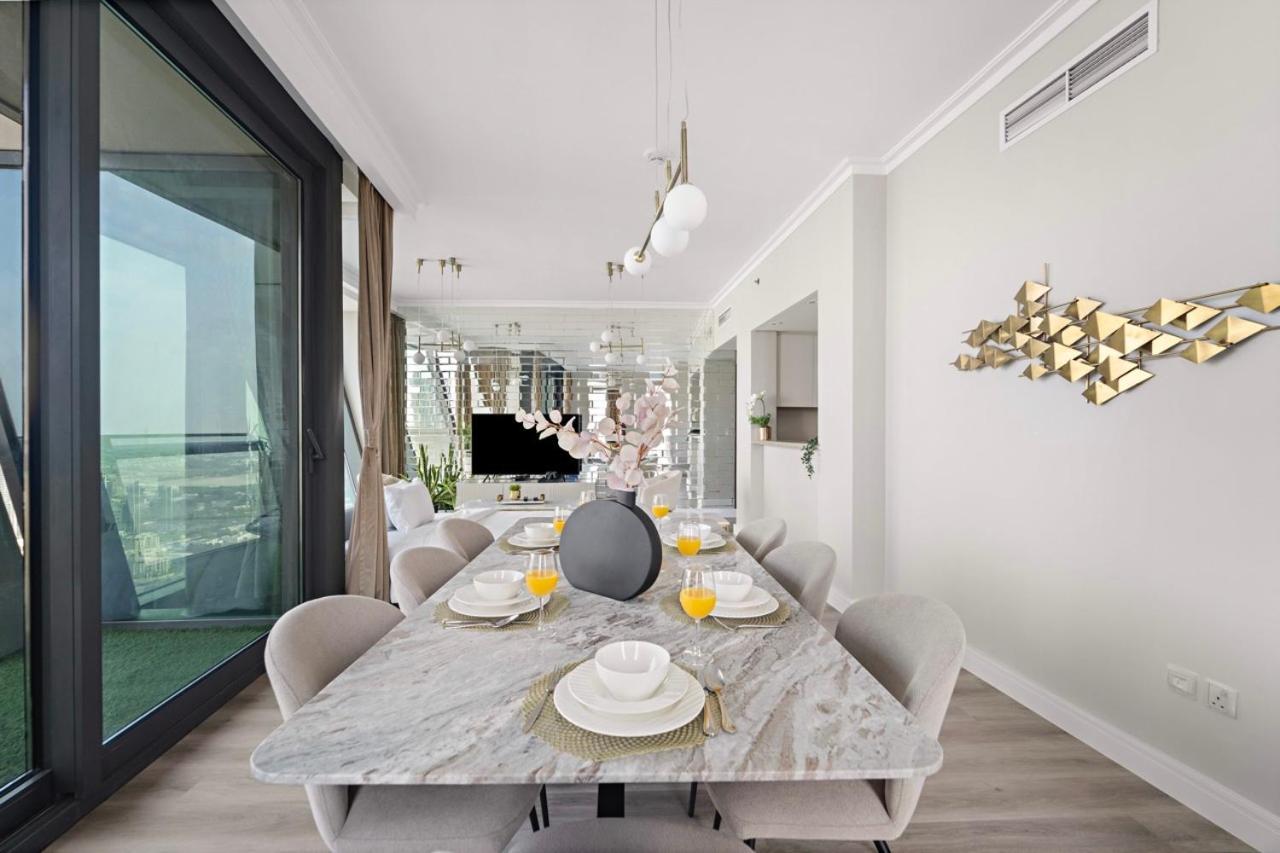 First Class 3Br With Full Burj Khalifa And Fountain View Dubai Exterior foto